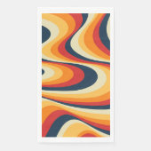 Serviette En Papier Design abstrait et coloré (Devant)