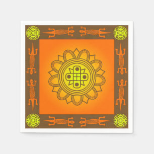 Serviette En Papier Design africain