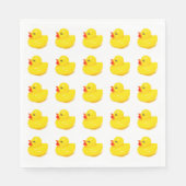 Serviette En Papier Design amusant de canard jaune (Devant)