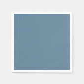 Serviette En Papier Design bleu ardoise (Devant)