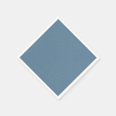 Serviette En Papier Design bleu ardoise (Coin)