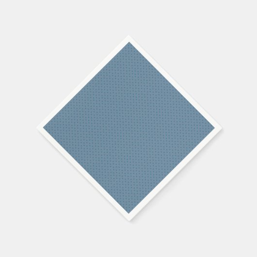 Serviette En Papier Design bleu ardoise (Coin)