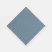 Serviette En Papier Design bleu ardoise (Coin)