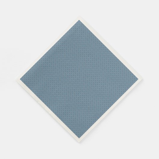 Serviette En Papier Design bleu ardoise (Coin)