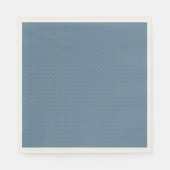 Serviette En Papier Design bleu ardoise (Devant)