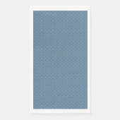 Serviette En Papier Design bleu ardoise (Devant)