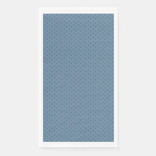 Serviette En Papier Design bleu ardoise (Devant)
