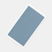 Serviette En Papier Design bleu ardoise (Coin)