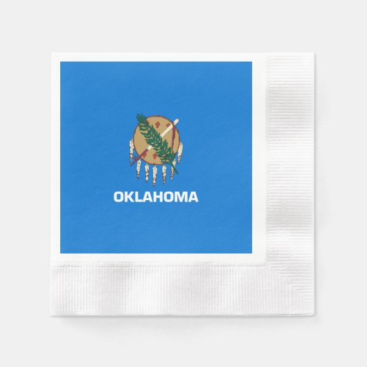 Serviette En Papier Design de l'Oklahoma State (Devant)