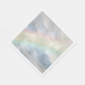 Serviette En Papier Design de mandala fleuri Rainbow Pastel (Coin)