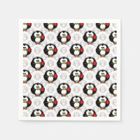 Design de Motif de surface de pingouin mou Imprime