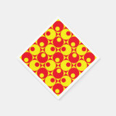 Serviette En Papier Design de style rétro (Coin)