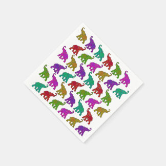Serviette En Papier Design de tuiles motifs Elephant Walk