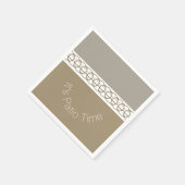 Serviette En Papier Design décoratif moderne (Coin)