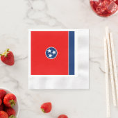 Serviette En Papier Design du drapeau d'état du Tennessee (En situation)