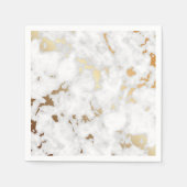 Serviette En Papier Design en pierre de marbre d'or (Devant)