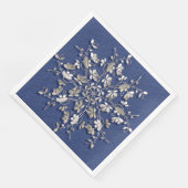 Serviette En Papier design floral (Coin)