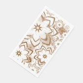 Serviette En Papier Design floral 12 (Coin)