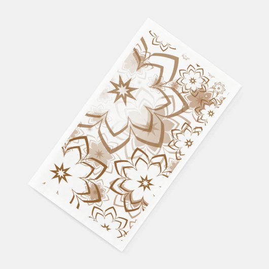 Serviette En Papier Design floral 12 (Coin)