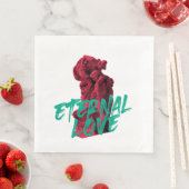 Serviette En Papier Design graphique dynamique, urbain, tendance Etern (En situation)