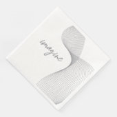 Serviette En Papier Design graphique moderne, simple et élégant d'Imag (Coin)