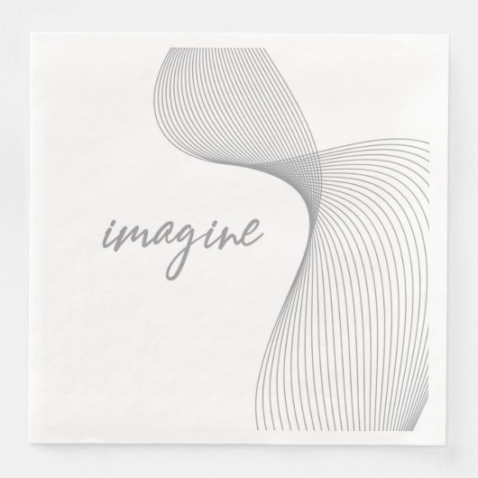 Serviette En Papier Design graphique moderne, simple et élégant d'Imag (Devant)