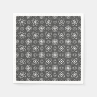 Serviette En Papier Design gris