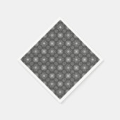 Serviette En Papier Design gris (Coin)