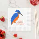 Serviette En Papier Design Kingfisher (En situation)