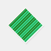 Serviette En Papier Design Motif élégant et vert (Coin)