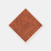 Serviette En Papier Design orange brûlé (Coin)