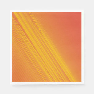 Serviette En Papier Design orange et jaune dégradé