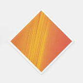 Serviette En Papier Design orange et jaune dégradé (Coin)