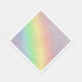 Serviette En Papier Design Rainbow Pastel Mandala (Coin)