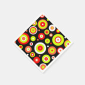 Serviette En Papier Design rétro (Coin)