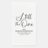 Serviette En Papier Design Toujours Le Renouveau Vow Un Mariage (Devant)