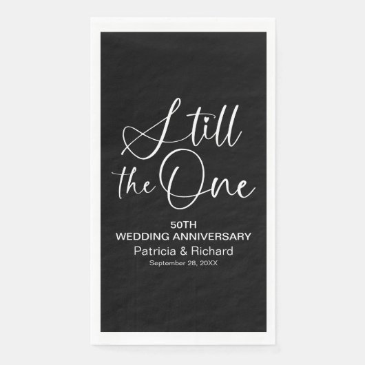 Serviette En Papier Design Toujours Le Renouveau Vow Un Mariage (Devant)