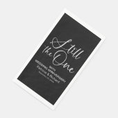 Serviette En Papier Design Toujours Le Renouveau Vow Un Mariage (Coin)