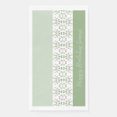 Serviette En Papier Design vertical élégant (Devant)