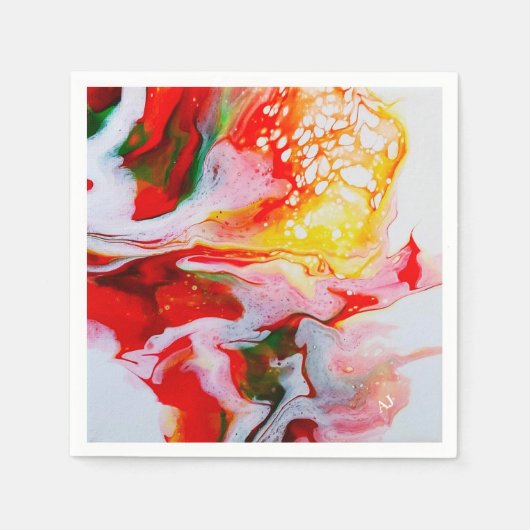 Serviette En Papier Designer Print Napkin (Devant)