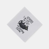 Serviette En Papier Désolé, je suis en retard - Règles pour chats ! (Coin)