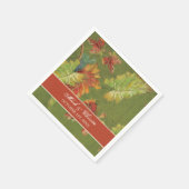 Serviette En Papier Dessert Réception Serviettes Automne Vin d'automne (Coin)