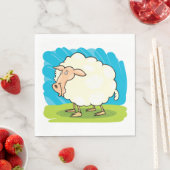 Serviette En Papier Dessin (En situation)