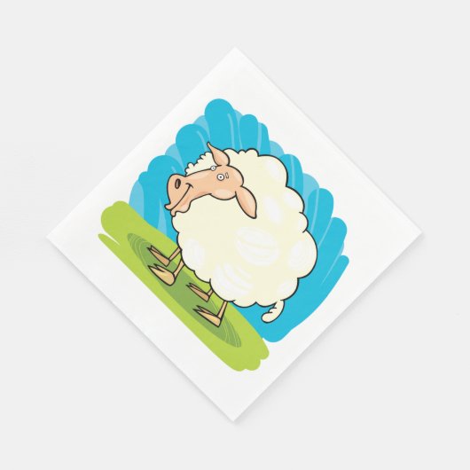 Serviette En Papier Dessin (Coin)