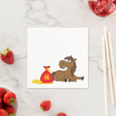 Serviette En Papier Dessin 2026 Nouvel An chinois du cheval (En situation)