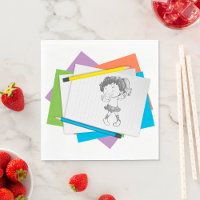 Dessin avec crayons colorés