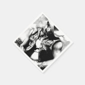 Serviette En Papier Dessin de Cool de cow-boy rustique (Coin)