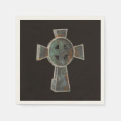 Serviette En Papier Dessin de croix de tête de cimetière gothique d'Ha (Devant)