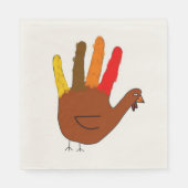 Serviette En Papier Dessin de grâces à la main Turquie (Devant)