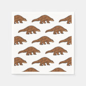 Serviette En Papier Dessin de Pangolin (Devant)